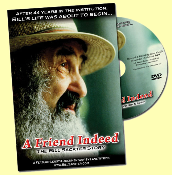 The Deluxe Edition DVD of A Friend Indeed - The Bill Sackter Story is available exclusively at Amazon.com