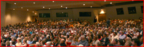 Crowd from public screening