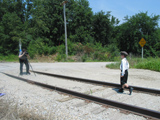 Railroad tracks - scene 1