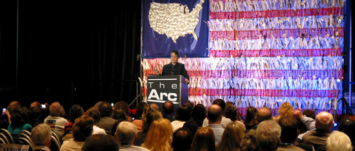 Lane Wyrick speaks at Arc National Convention