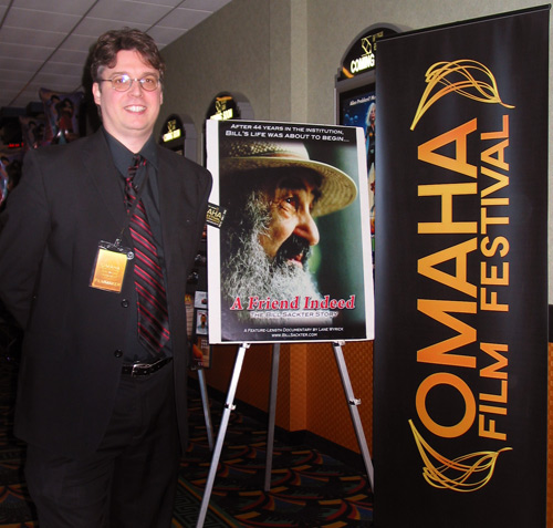 Lane Wyrick at the Omaha Film Festival